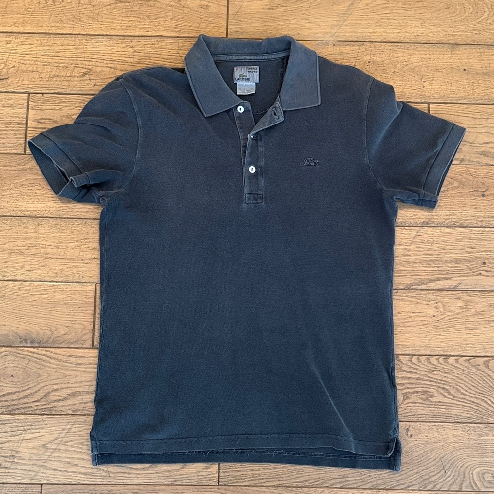 Lacoste Dark Blue Polo Shirt - Large